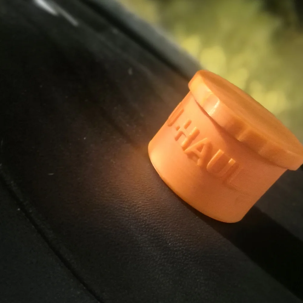 U-Haul Orange Plastic Container